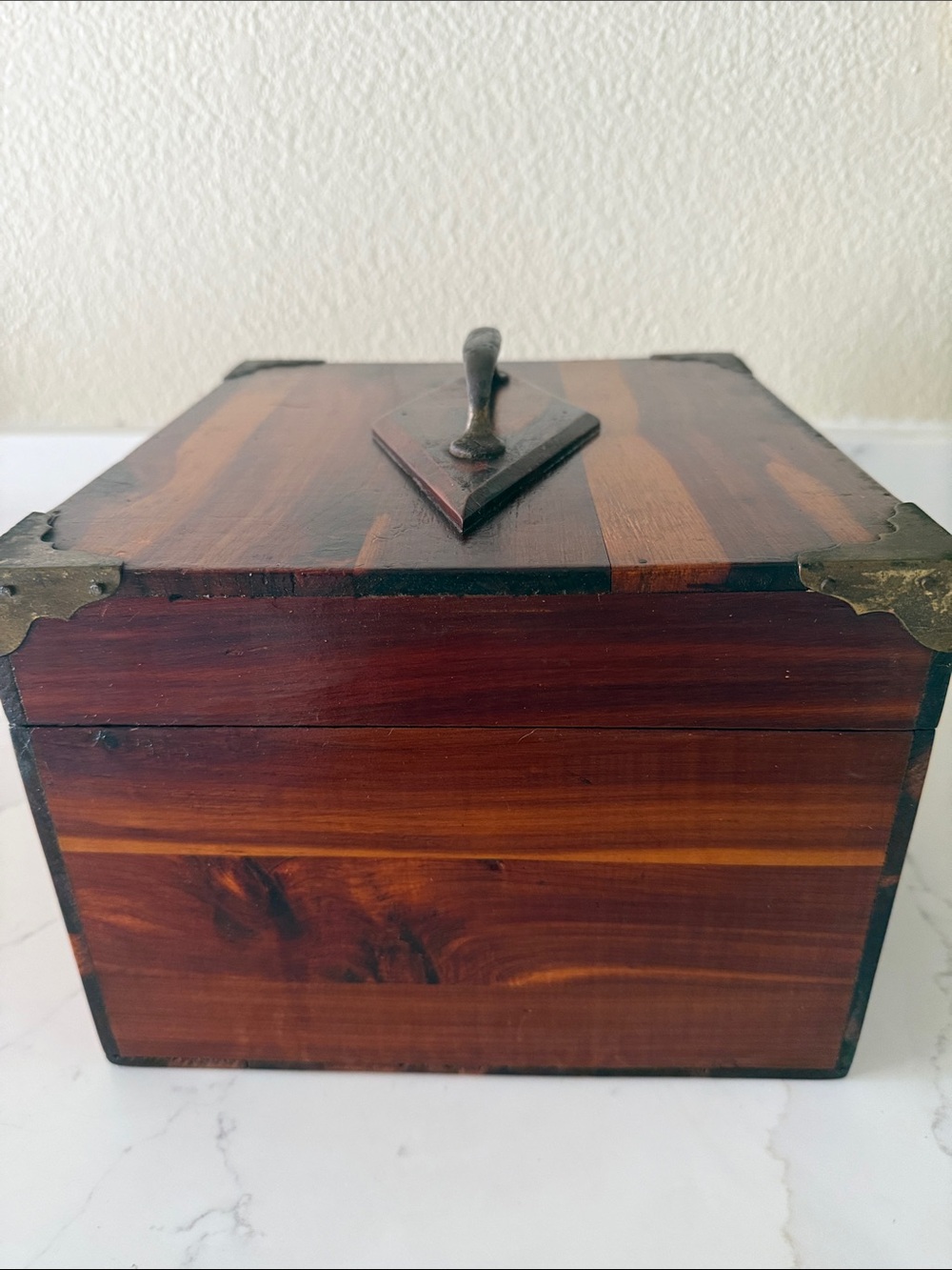 Rustic Cedar Storage Box Chest Handmade - Picture 10 of 12